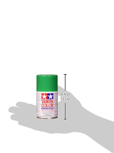 TAMIYA 86025 PS-25 Hellgrün Polycarbonat 100ml - Sprühfarbe für Plastikmodellbau, Modellbau und Bastelzubehör, Sprühfarben für den Modellbau