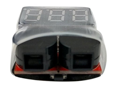 ARCELI RC 1-8s Lipo Batterie Tester Monitor Niederspannungs Alarmton Spannungsprüfer mit LED-Anzeige für Lipo Life LiMn Li-Ion Akku (2 STÜCKE)