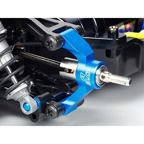TAMIYA 47326-000 47326 47326-1:10 RC TT-02R Kit, ferngesteuertes Auto/Fahrzeug, Modellbau, Bausatz, Chassis, Hobby, schwarz