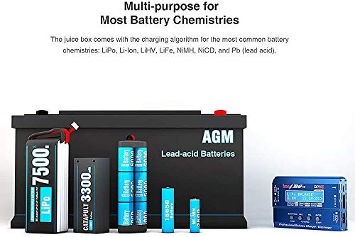 YUNIQUE Deutschland 1 Stück SKYRC iMAX B6 V2 Ladegerät 60 W 6 A Konverter DC/DC kompatibel mit DJI Mavic Inspire Intelligenter Akku NiMH/NiCd/LiPo/LiHV/Life/Li-Ion/Pb