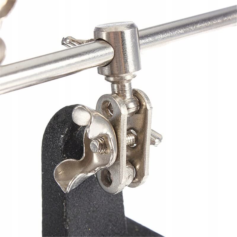 Retoo Löthilfe dritte Hand mit 2,5X Lupe und 2 helfende Hände, Lötstation mit Lupenlampe und 2 Flexible Metallarme für Handwerk Liebhaber, Schweißer, Schmuckhersteller, Lötkolben Station, Löt Zubehör