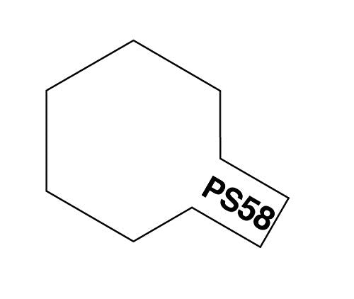 TAMIYA 86058 PS-58 Perleffekt Klar Polycarbonat 100ml - Sprühfarbe für Plastikmodellbau, Modellbau und Bastelzubehör, Sprühfarben für den Modellbau