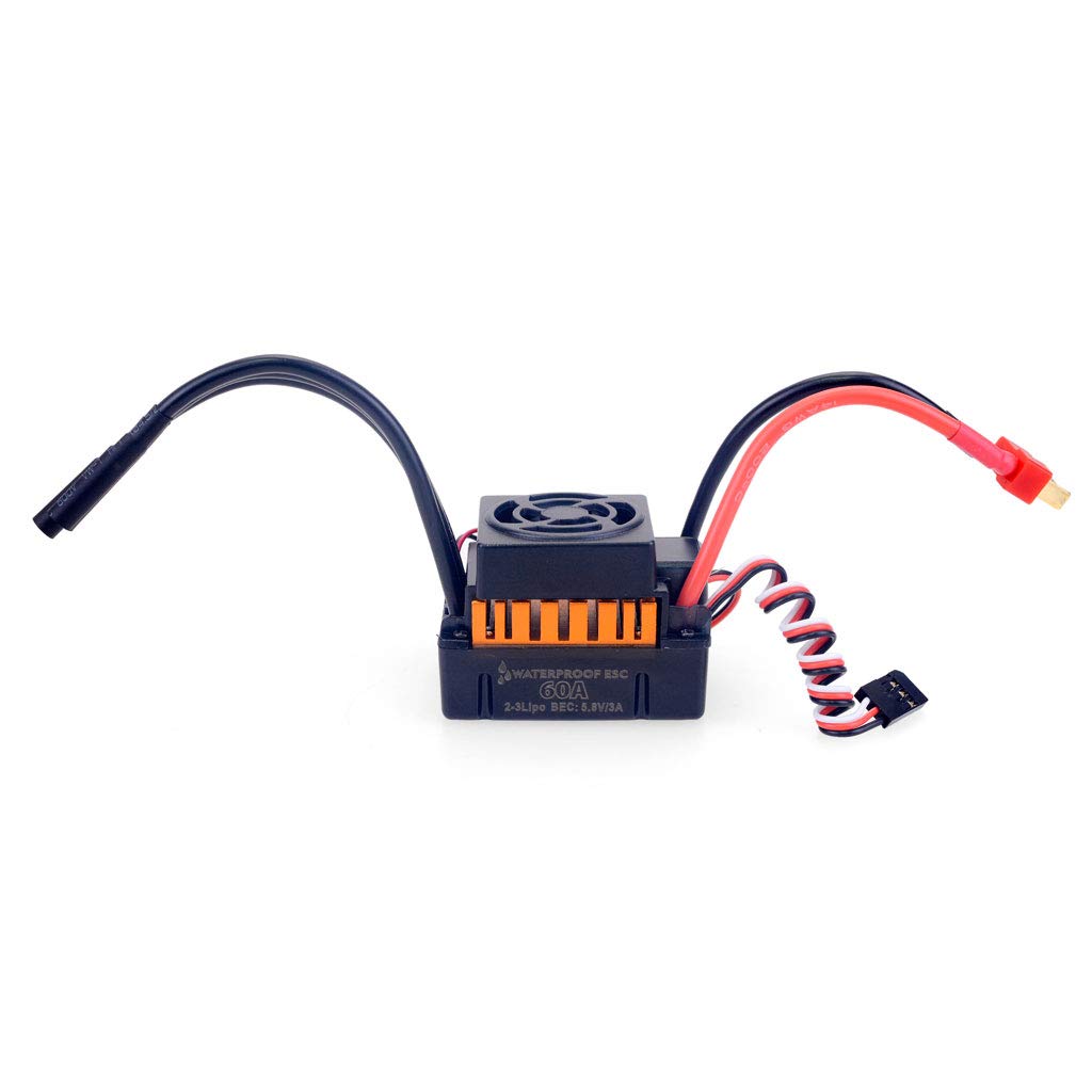 DollaTek wasserdichter bürstenloser F540 3300KV RC-Automotor mit 60A ESC-Set für 1/10 RC-Car