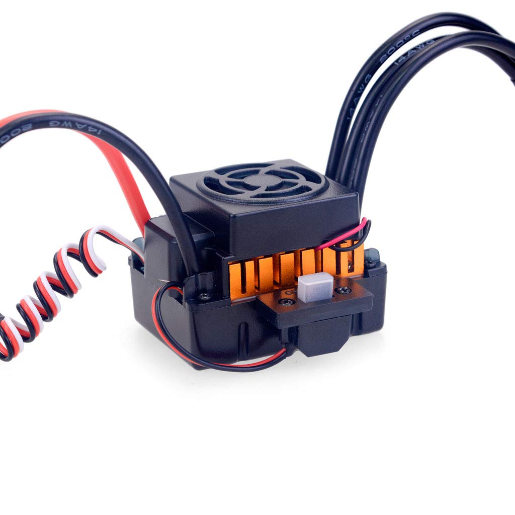 DollaTek wasserdichter bürstenloser F540 3300KV RC-Automotor mit 60A ESC-Set für 1/10 RC-Car