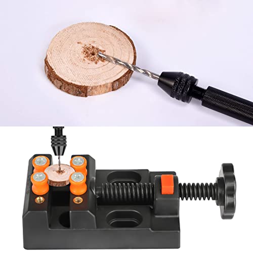 Handbohrer Set, Mini Bohrmaschine Pin Vise mit 48 Handbohr Spiralbohrer (0.5-3mm), 10 PCB Bohrer (0.3-1.2 mm) und Schraubstock